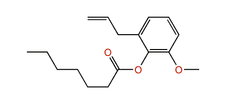 2-Allyl-6-methoxyphenyl heptanoate